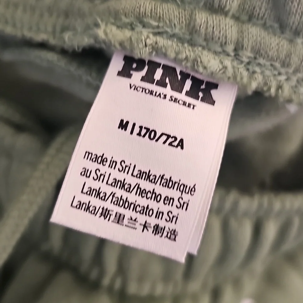 PINK Victoria's Secret Green Sweatpants Size M - Picture 5 of 6